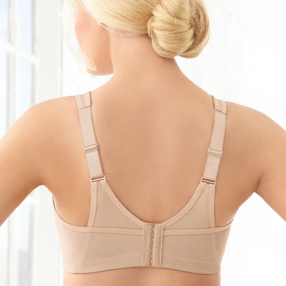 Set of 3! 50B Magic Lift Bra (COTTON-BLEND) Wireless (Active-Support) Nude NEW - Picture 9 of 16